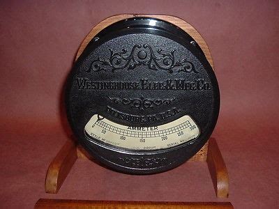 antique westinghouse industrial electrical box slate|Vintage Westinghouse ammeters .